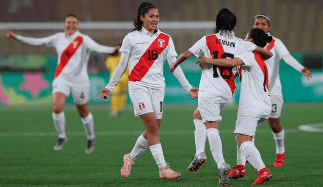 Steffani Otiniano es la primera jugadora peruana en marcar un gol en la historia de los Juegos Panamericanos. | Foto: @SeleccionPeru