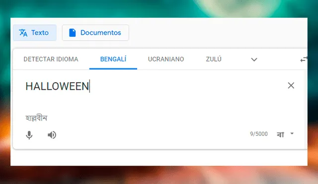 Joven quiso traducir la palabra “Halloween” en otro idioma, sin imaginar la singular respuesta que lanzaría Google Translate sobre la festividad
