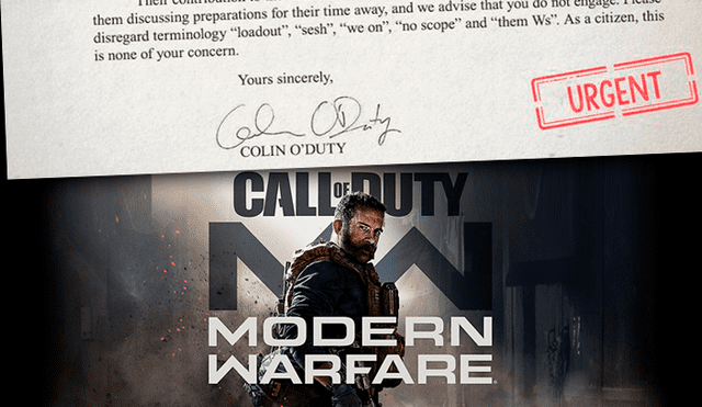¿Quieres faltar a donde tengas que ir para quedarte en casa jugando Call of Duty Modern Warfare? Activision tiene la solución.