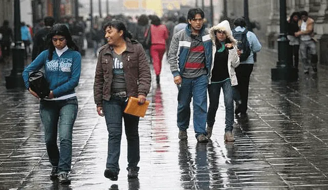 Senamhi: este miércoles empezarían lloviznas en Lima
