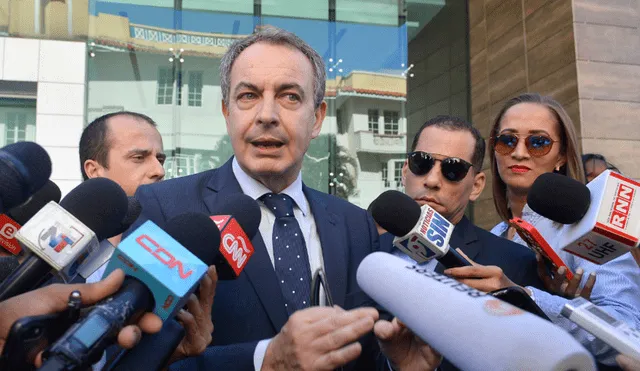 Zapatero pide a la oposición venezolana suscribir acuerdo del diálogo