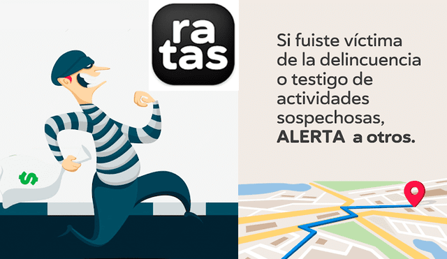 Aplicativo ‘Ratas’ creado por peruanos permite denunciar actos delictivos en tiempo real