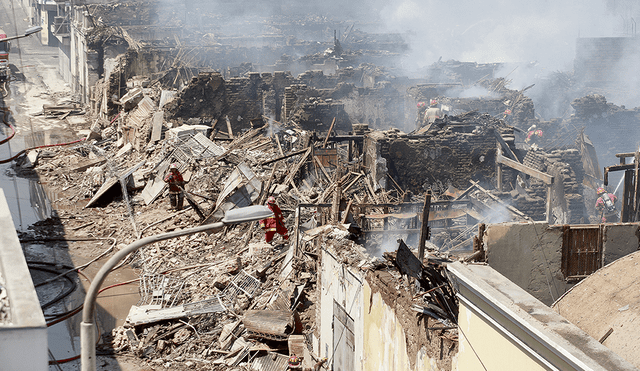Mesa Redonda: 33 casas quedaron en escombros