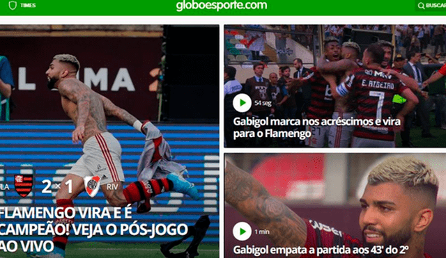 Flamengo se coronó campeón de la Libertadores por segunda vez en su historia. Foto: Olé