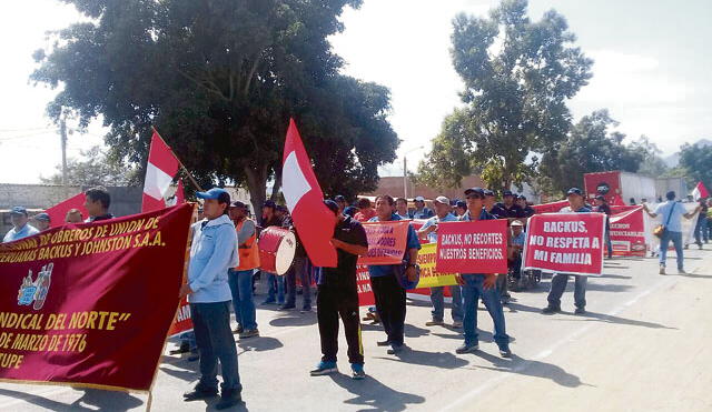Trabajadores de Backus acatan paro por presunto incumplimiento laboral 