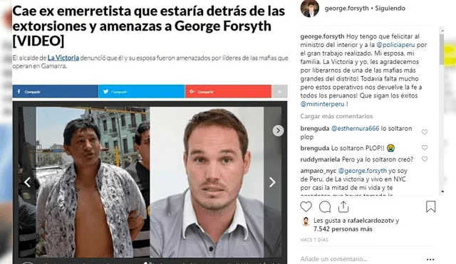 George Forsyth se emociona por respaldo de Pedro Suárez Vértiz [VIDEO]