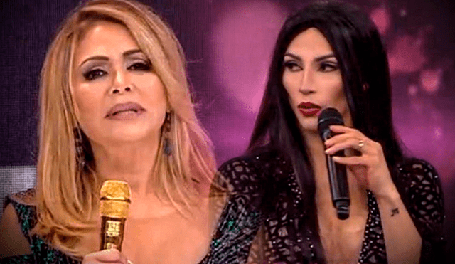 Gisela Valcárcel y Allison Pastor discuten en vivo en "Reinas del show". Foto: Composición LR/Gerson Cardoso