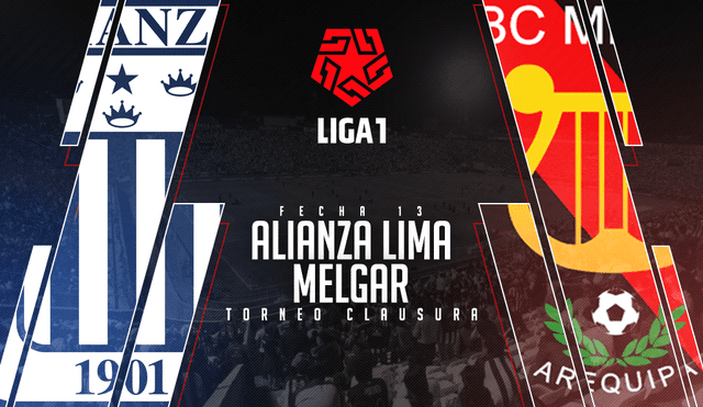 Alianza Lima y Melgar se enfrentan por la Liga 1.