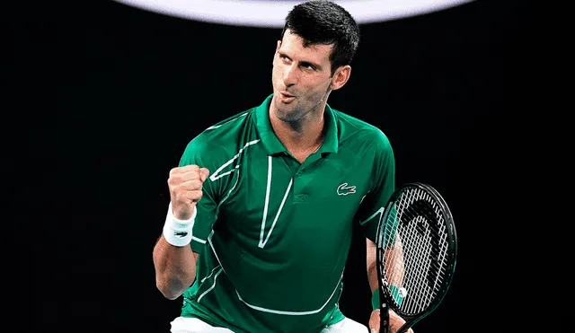Novak Djokovic campeón de la última edición del Australian Open.