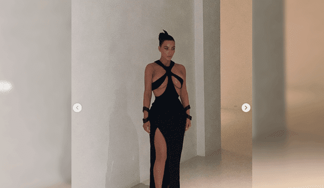 Kim Kardashian deja atrás la traición de Jordyn y cuñado con atrevido vestido