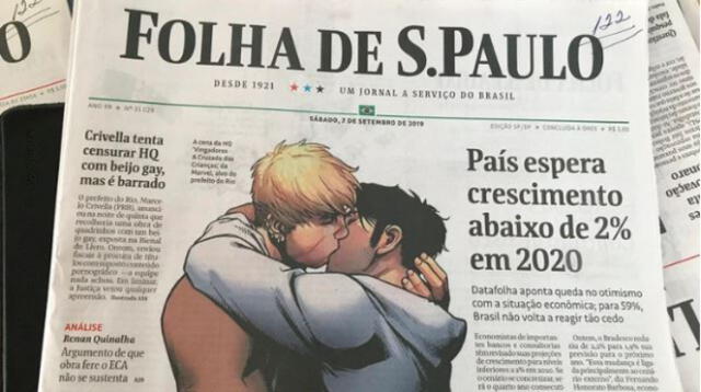 Brasil: Corte Suprema falló contra censura a un cómic que mostró un beso homosexual [FOTOS]