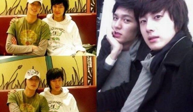 Los actores coreanos Lee Min Ho y Jung Il Woo son amigos desde sus días en la secundaria.