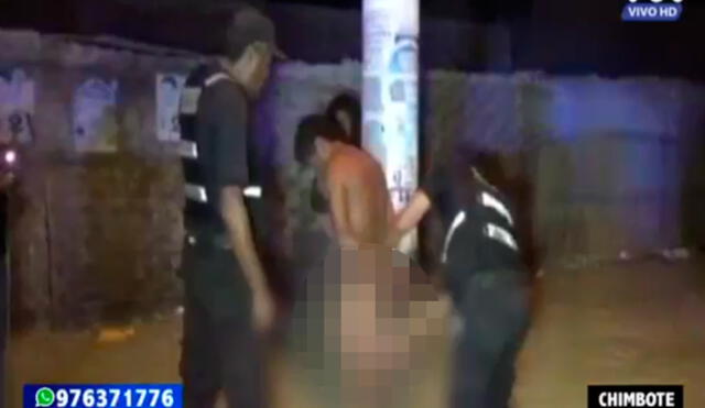 Chimbote: Ladrón recibió cruel castigo al ser capturado por vecinos [VIDEO]