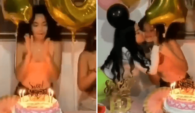 Una mujer bajo los efectos del alcohol se volvió viral en Facebook tras arruinar una celebración de cumpleaños.