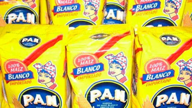 Harina PAN, ingredientes para las arepas venezolanas. Foto: difusión.