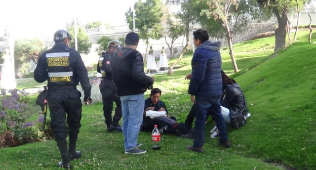 Intervienen a más de 60 personas por no respetar la "Ley Seca" en Arequipa