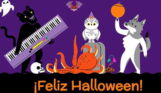 Google celebra Halloween con un didáctico y tenebroso doodle [FOTOS] 