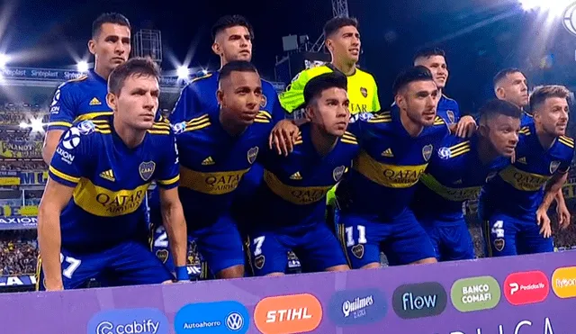 Carlos Zambrano por segunda vez como titular en Boca Juniors. | Foto: Fox Sports