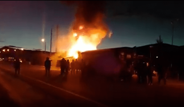La Oroya: Pobladores incendiaron tráiler que ocasionó la muerte de dos estudiantes [VIDEO]