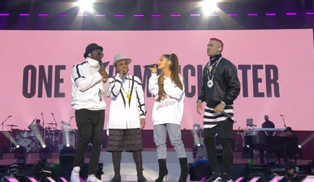 One Love Manchester: Ariana Grande y Black Eyed Peas interpretaron ‘Where is the love’ [VIDEO] 
