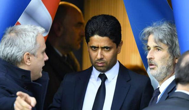 Nasser Al-Khelaïfi es el presidente del PSG desde el 2011. Foto: AFP