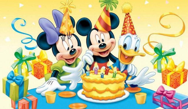 Minnie, Mickey y Donald.