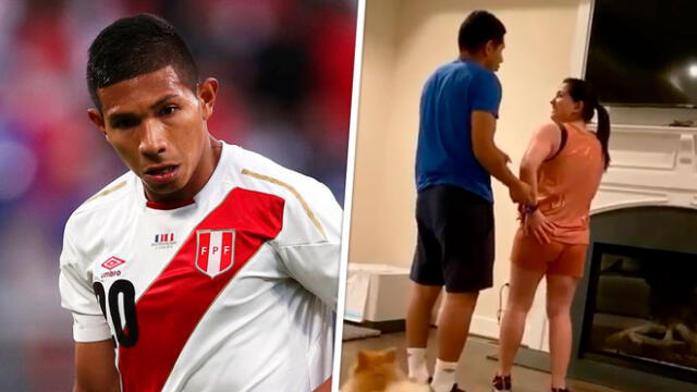 La divertida del reacción del futbolista peruano fue compartida por su esposa.