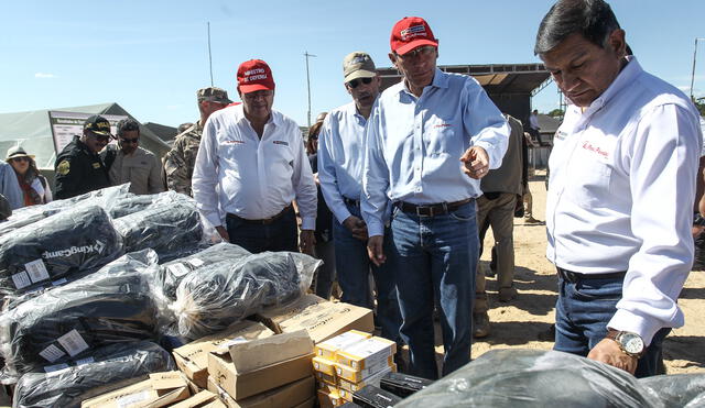 Entregan donaciones de carpas y equipos a policías en La Pampa [FOTOS]