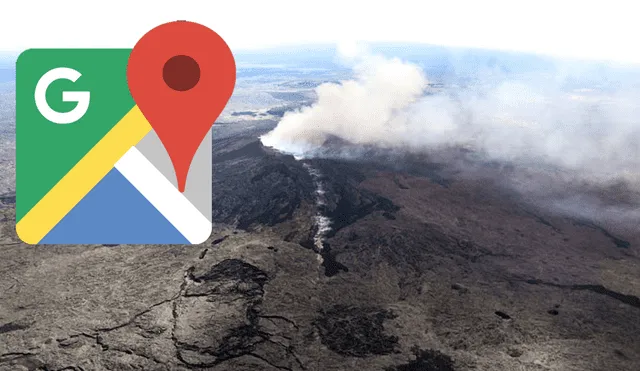 Viral de Google Maps captó un OVNI en volcán Kilauea en Hawái [FOTOS]