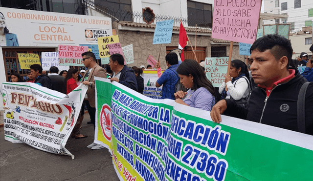 Ley de Promoción Agraria: Trabajadores agroindustriales protestan contra norma en Trujillo[Video]