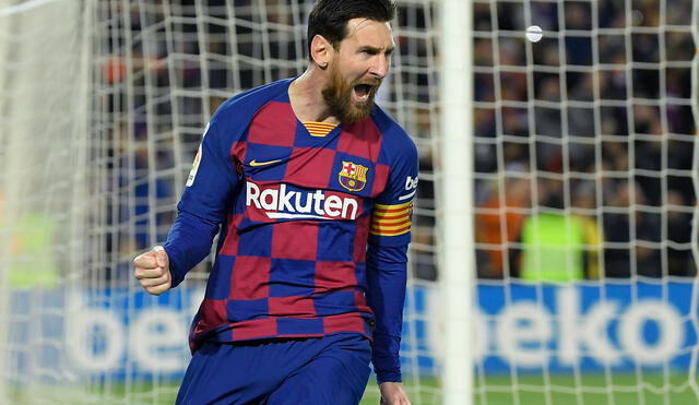Lionel Messi vuelve a los entrenamientos grupales con el Barcelona. Foto: AFP