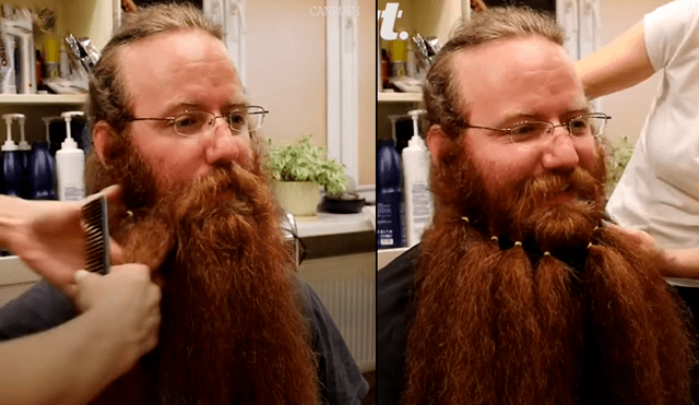Facebook viral: hombre ‘barbudo’ acude a ‘barber shop’ para cambiar de ‘look’ y resultado cautiva a miles