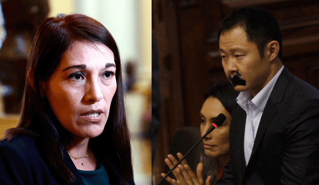 Milagros Salazar criticó a Kenji Fujimori por defender a Glave y Huilca