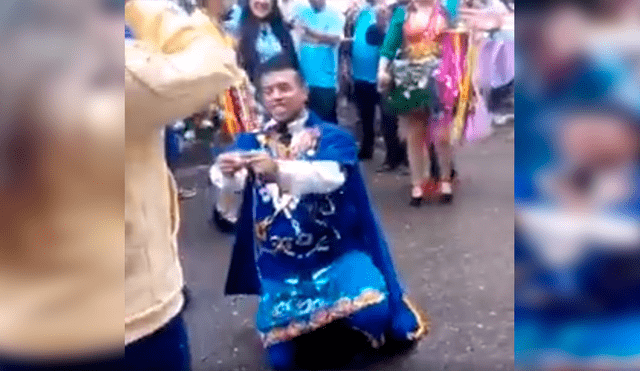 Facebook viral: participó en el Carnaval de Cajamarca y le pidió matrimonio a su pareja [VIDEO]