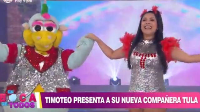 Tula Rodríguez debutó como animadora infantil junto a ‘Timoteo’