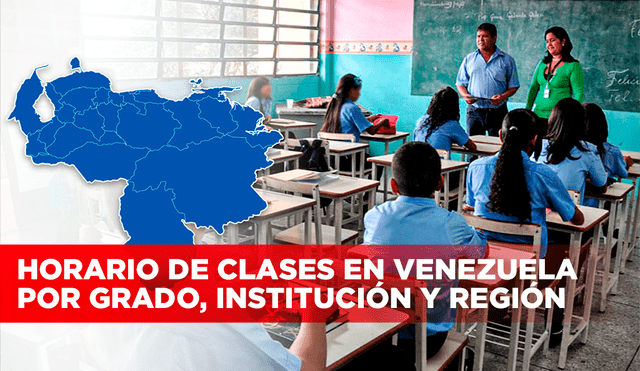 Entérate aquí el nuevo horario escolar en las escuelas públicas y privadas de Venezuela. Foto: composición LR de Jazmín Ceras/ El Impulso/ Difusión