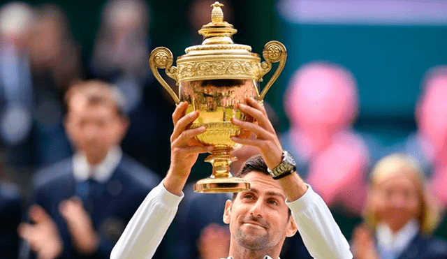 'Nole' obtuvo su segundo título de Wimbledon consecutivo. Créditos: AFP