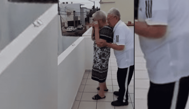 Es viral en TikTok. Pareja de ancianos protagonizó una conmovedora escena tras recibir una sorpresa especial de sus hijos al no poder celebrar con ellos debido a la cuarentena.
