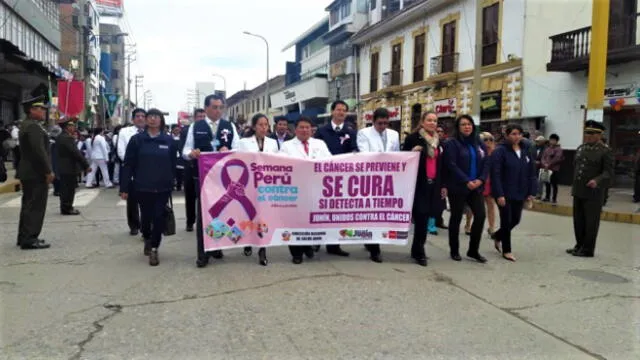  Junín: Lanzan campaña nacional contra el cáncer para prevenir esta terrible enfermedad