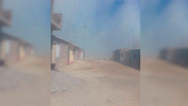 Talara: moradores salvaron de morir por incendio en botadero 