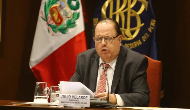 Julio Velarde sobre la economía del 2019: “ Lo que más nos va a afectar es lo que ocurre en el mundo”