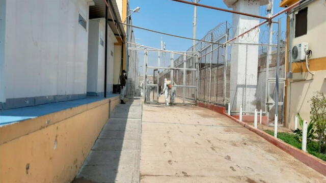 Refuerzan control sanitario y de seguridad en el penal de Chiclayo.