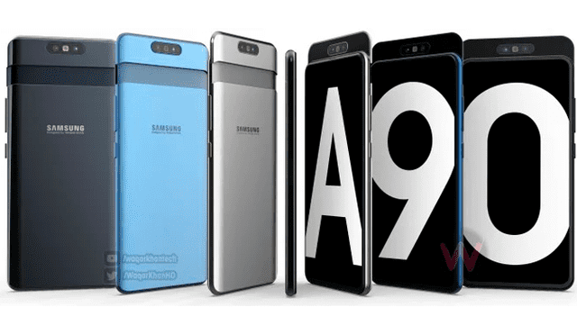 Samsung Galaxy A90: nuevo teléfono tendría triple cámara desplegable, según filtración [FOTOS]