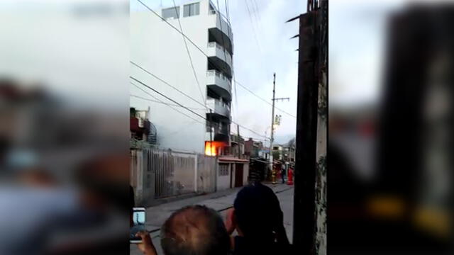 Incendio se produjo durante la tarde en distrito de Arequipa.