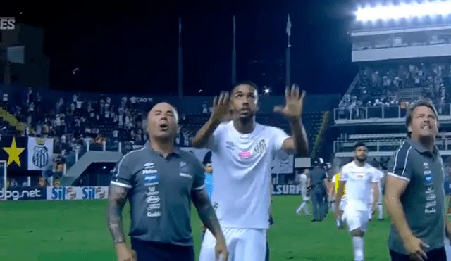 Sampaoli insulta a hincha de Santos FC. Foto: Captura/Sport TV