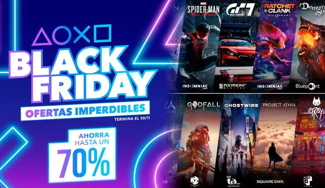 Black Friday: PlayStation Store inicia ofertas en juegos de PS4 y PS5, Videojuegos