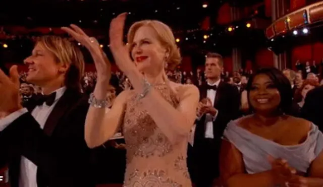 Nicole Kidman explicó por qué aplaudió de extraña manera en los Óscar 2017