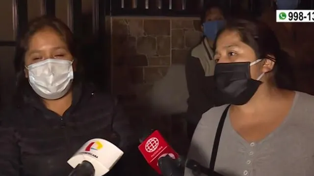 Hermanas del occiso piden no liberar a Joanna Soria, pareja de la víctima, quien se encuentra solo en calidad de intervenida. (Foto: Captura de video / ATV Noticias)