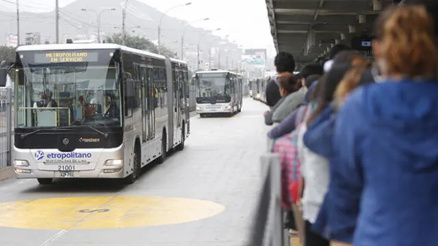 Metropolitano de Lima: suspenderán servicio especial Gamarra