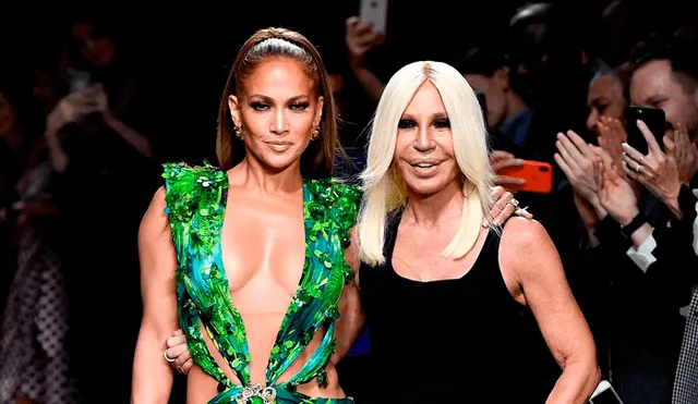 Jennifer Lopez y Donatella Versace se reunen nuevamente. (Foto: Vogue)